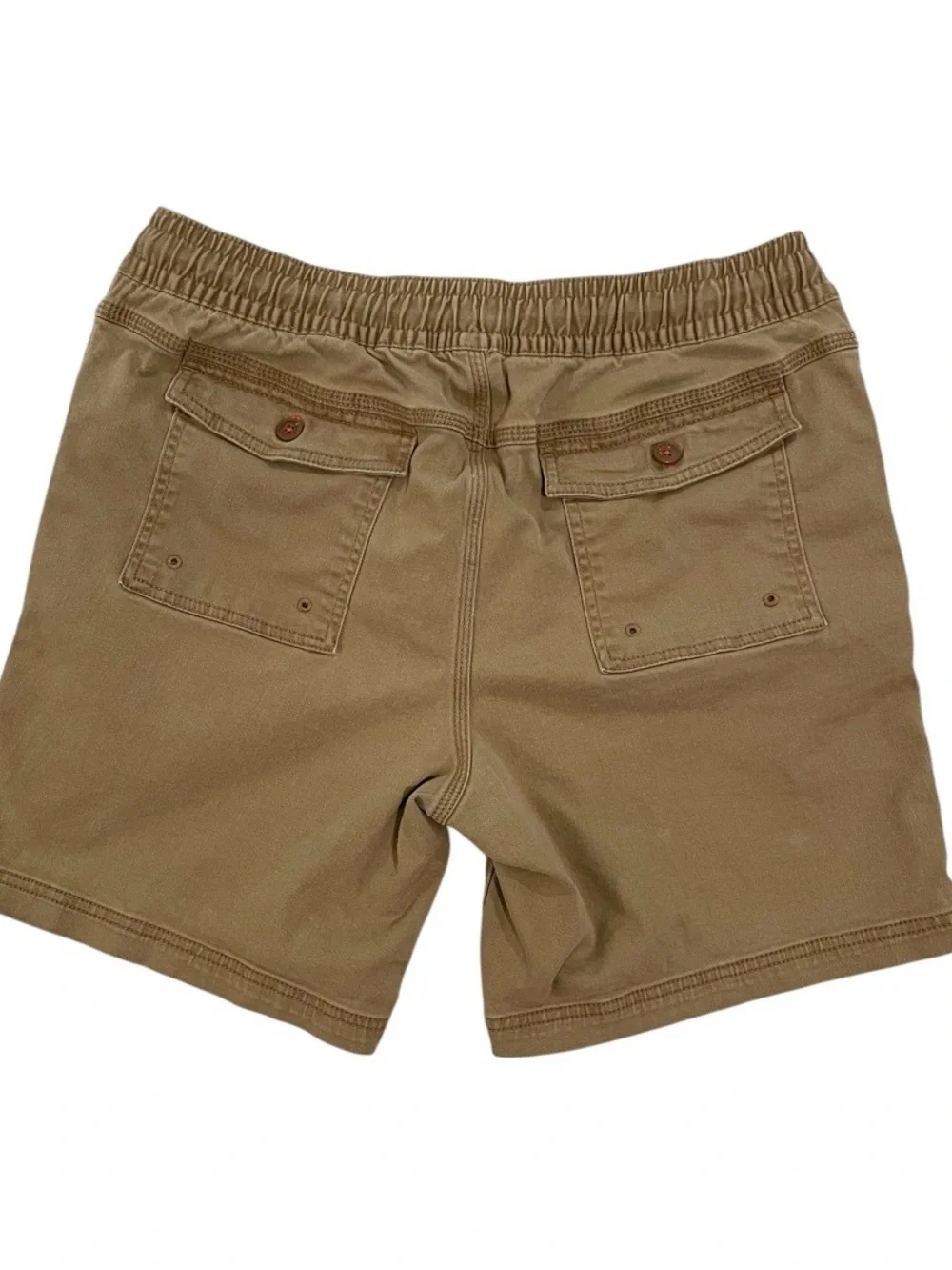 George Men’s Twill Pull-On Shorts with Drawstring Waist